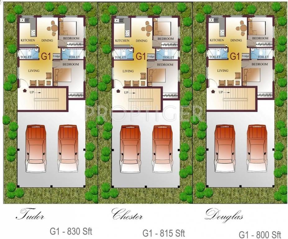 Images for Cluster Plan of Four Square Developer Bradley Homes
