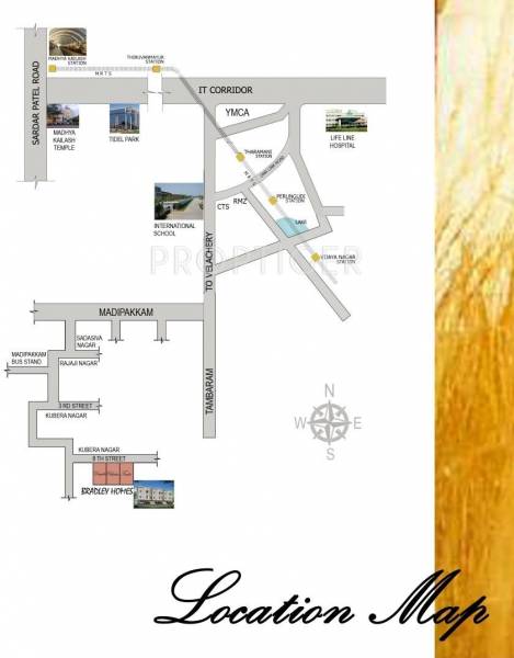 Images for Location Plan of Four Square Developer Bradley Homes