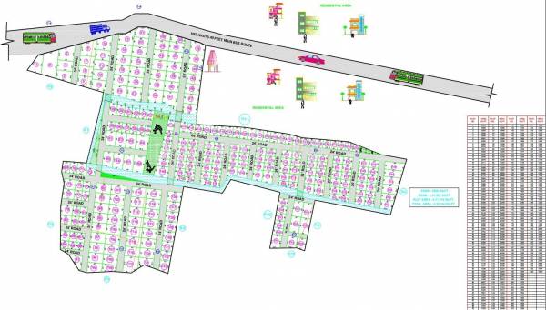 Images for Layout Plan of 3t Properties Navagraha Nagar