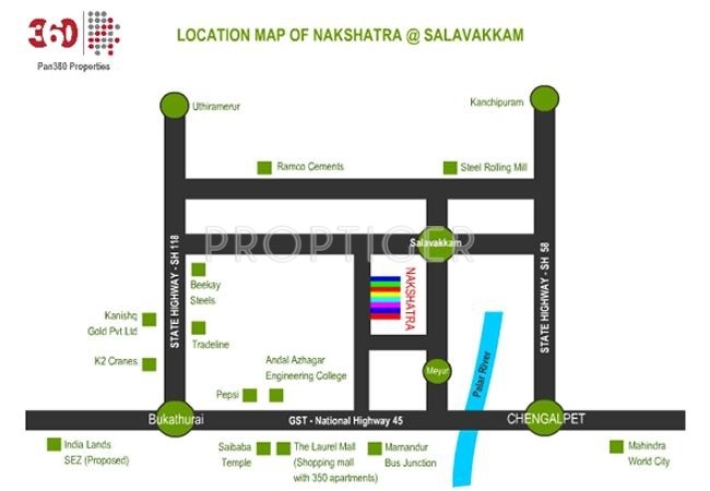 Images for Location Plan of Pan360 Properties Nakshatra Avenue