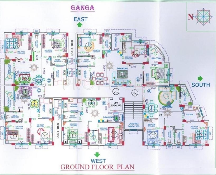 Images for Cluster Plan of RS Ganga Jamuna Bhagirathi