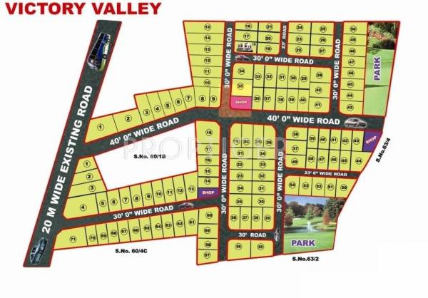 Images for Layout Plan of Victory Victory Valley Phase I and II
