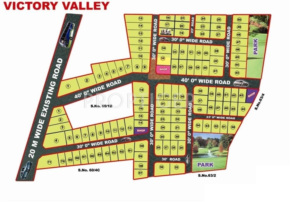 Images for Layout Plan of Victory Victory Valley Phase I and II
