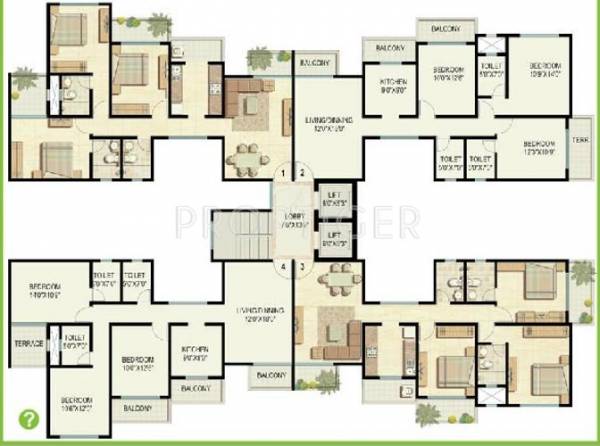 Images for Cluster Plan of Ekta Ekta Greenville Images for Cluster Plan of Ekta Ekta Greenville