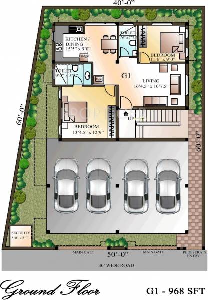 Images for Cluster Plan of Four Square Developer Srinivasa Nagar