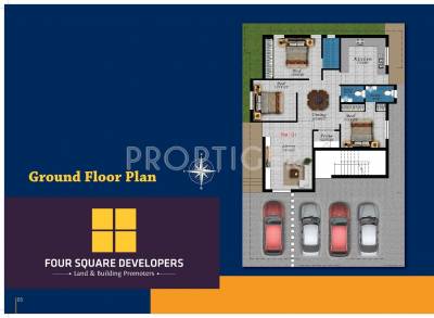 Images for Cluster Plan of Four Square Developer Perola Square