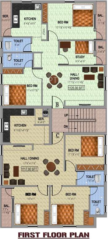 Images for Cluster Plan of Ranganayaki Builders South Firm Manasarovar