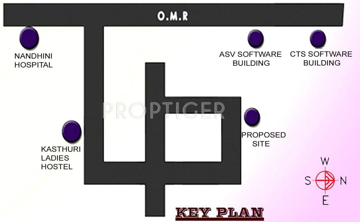 Ranganayaki Builders South Firm Manasarovar Location Plan