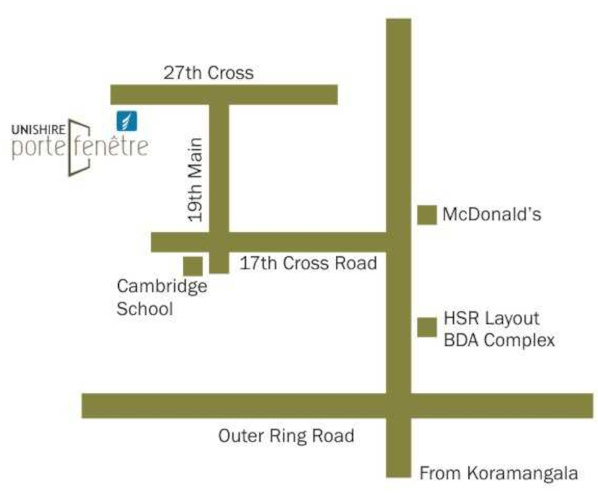 porte fenetre Location Plan