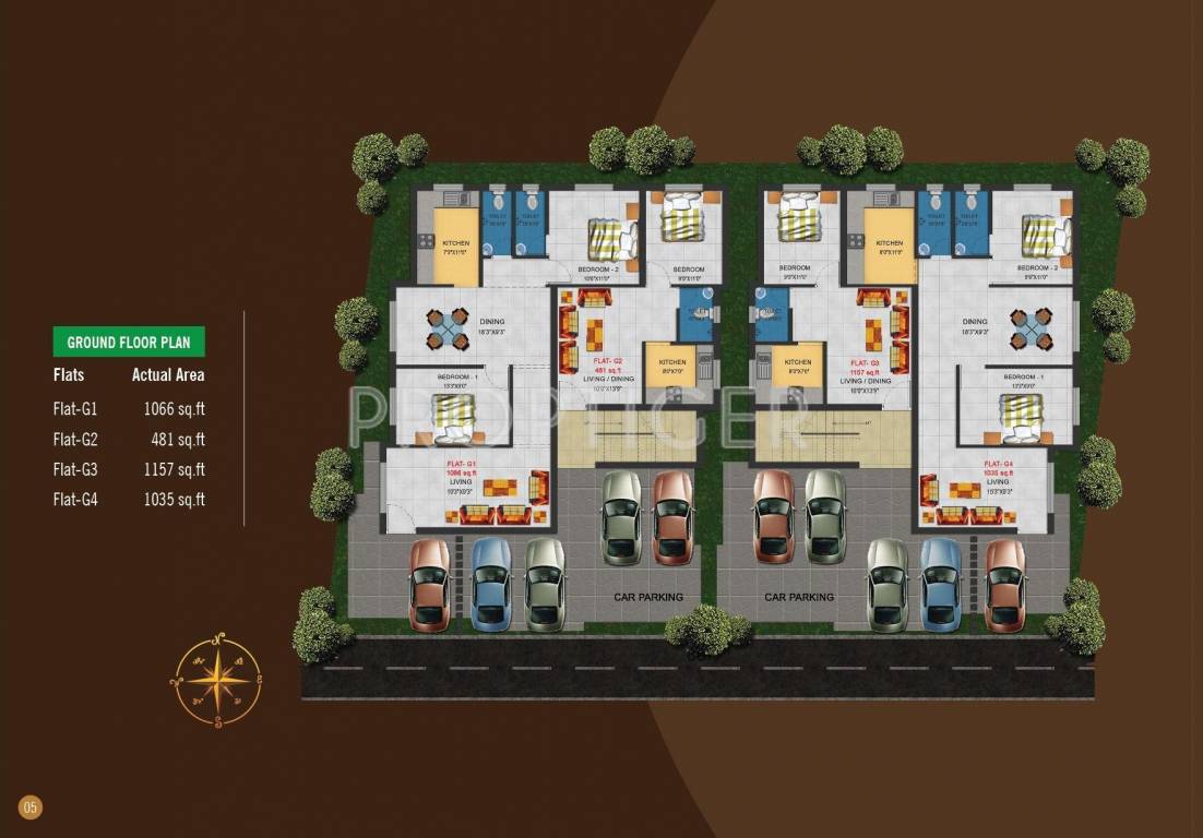 Images for Cluster Plan of Four Square Developer Yonkers Square