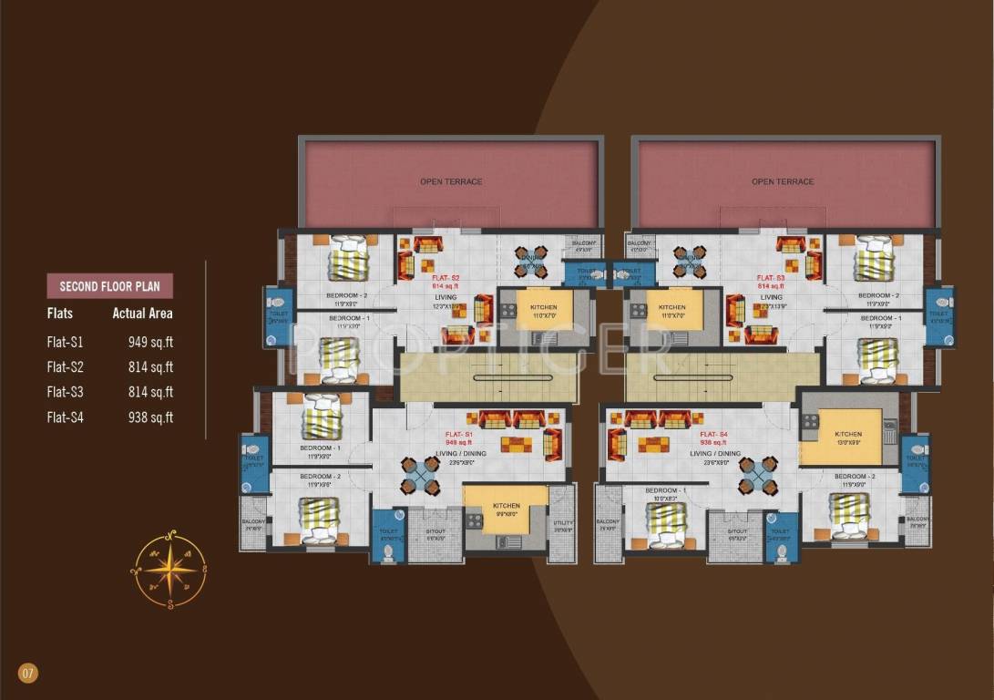 Images for Cluster Plan of Four Square Developer Yonkers Square