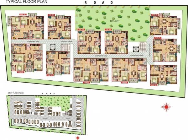 Images for Cluster Plan of Pala Homes The Blue Lotus