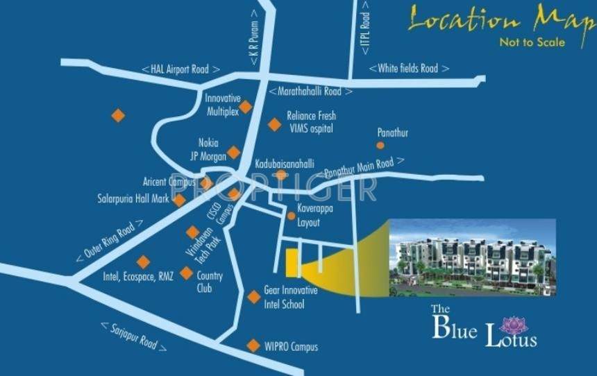 Pala Homes The Blue Lotus Location Plan