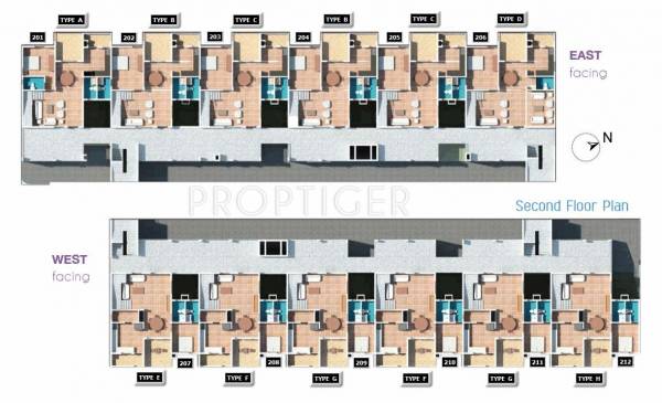 Images for Cluster Plan of Srinivasa Sri Amethyst Duplexes