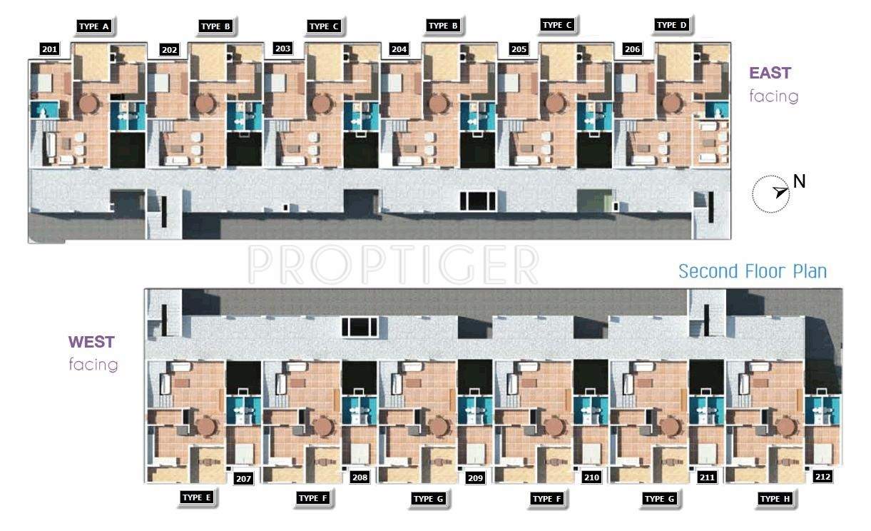 Images for Cluster Plan of Srinivasa Sri Amethyst Duplexes