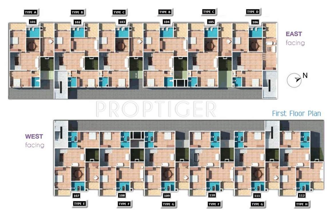 Images for Cluster Plan of Srinivasa Sri Amethyst Duplexes