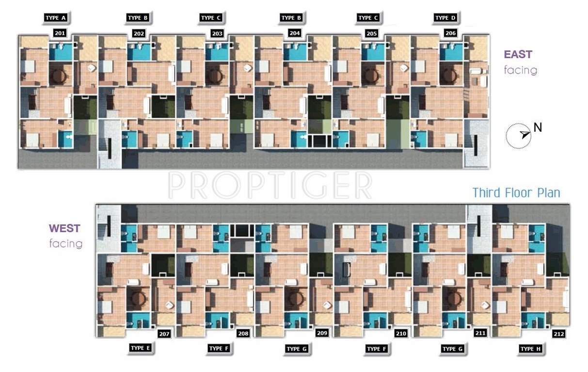 Images for Cluster Plan of Srinivasa Sri Amethyst Duplexes