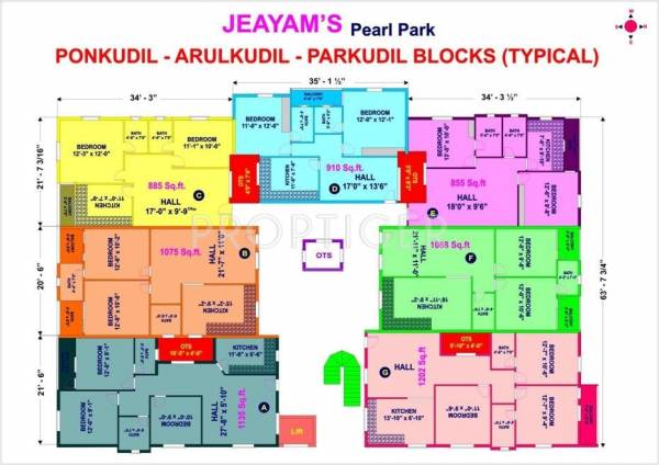 Images for Cluster Plan of Jeayam Shelters Park View