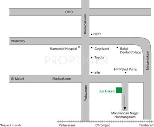 Icons Realtors La Green Location Plan