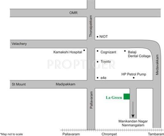 Icons Realtors La Green Location Plan