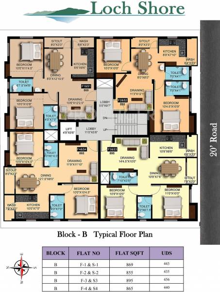 Images for Cluster Plan of Sumangali Residences Loch Shore
