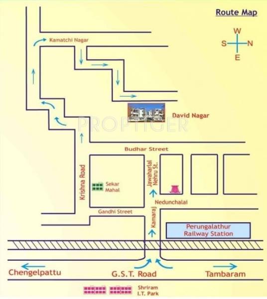 Images for Location Plan of Raghavendra Guru Orchids