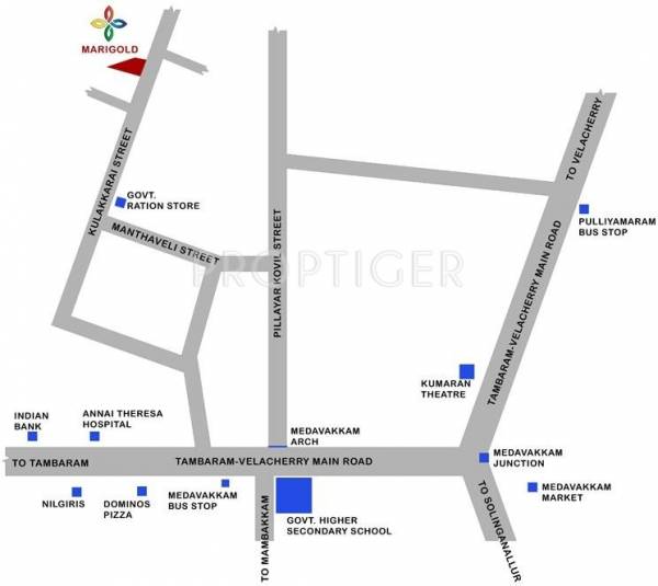 Location Plan Sumangali Residences Marigold Location Plan