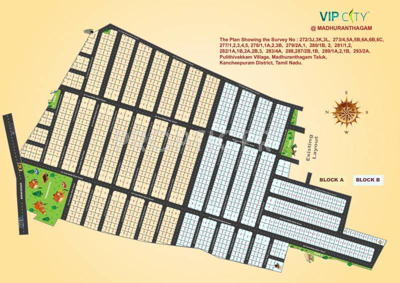 VIP City Madhuranthagam Layout Plan