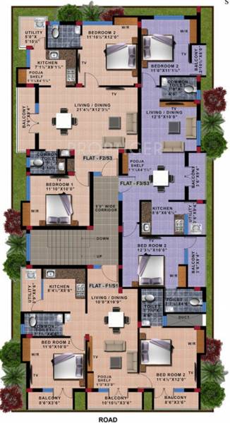 Images for Cluster Plan of Sumangali Residences Mulbery Garden