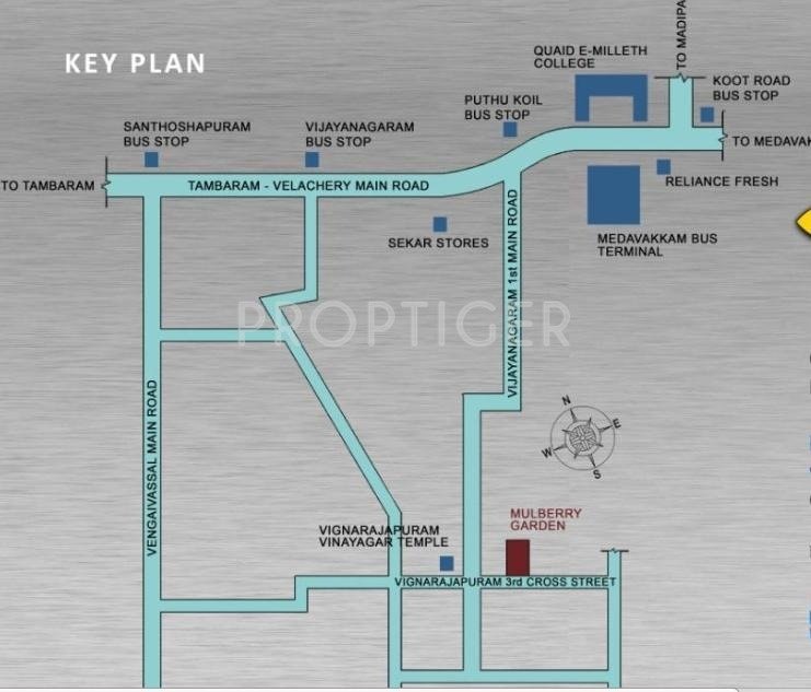 Sumangali Residences Mulbery Garden Location Plan