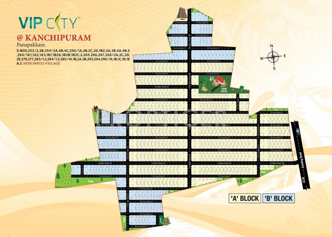 VIP City Panapakkam Layout Plan