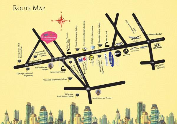 VIP City Panapakkam Location Plan