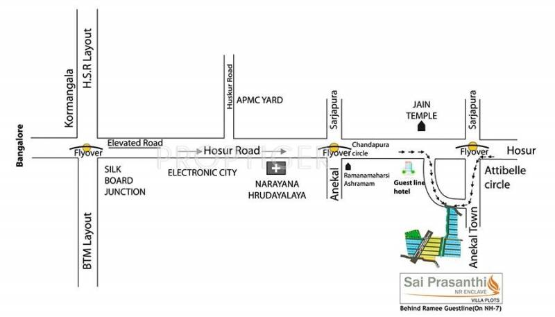 Images for Location Plan of Prasanthi NR Enclave