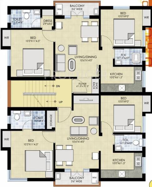 Images for Cluster Plan of Selvaganesh Vasudev II