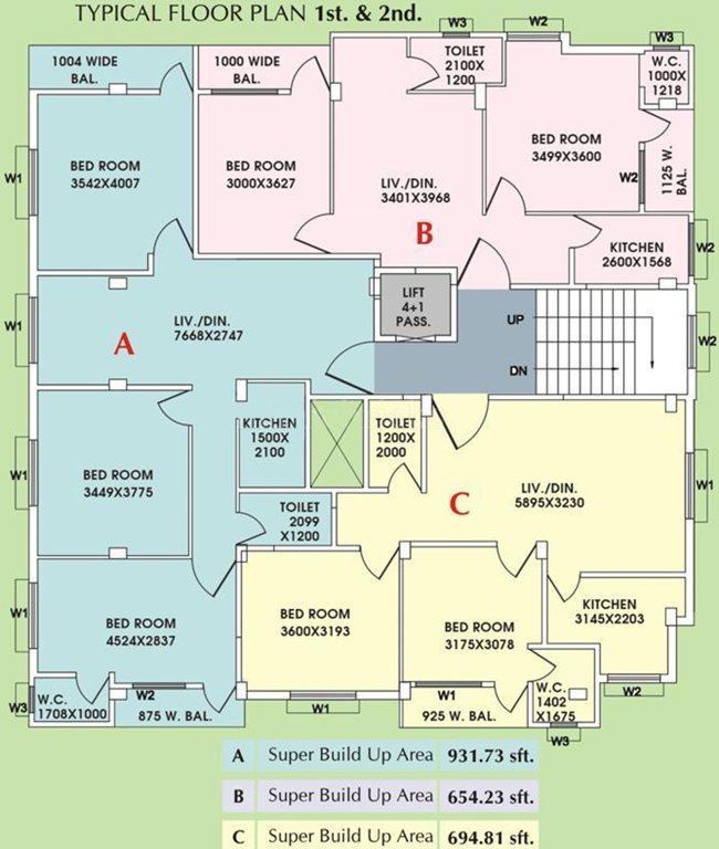 Images for Cluster Plan of Srishti Sukh Apparment