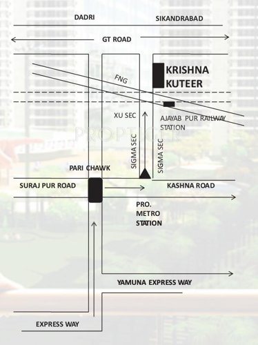 Images for Location Plan of Matribhumi Krishna Kuteer