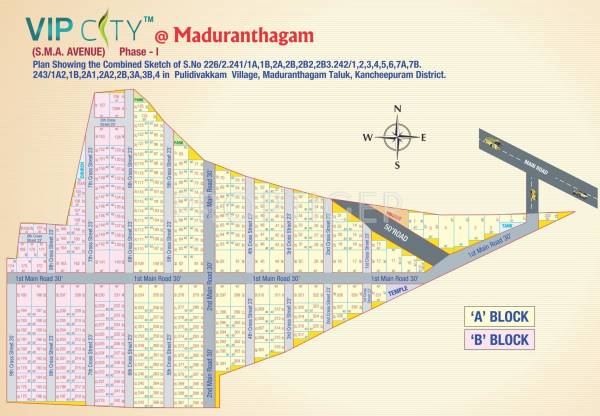 VIP City SMA Avenue Phase 1 Layout Plan