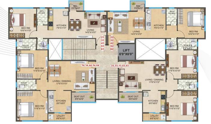  godavari residency Godavari Residency Cluster Plan