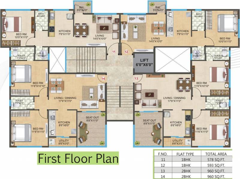Images for Cluster Plan of City Godavari Residency