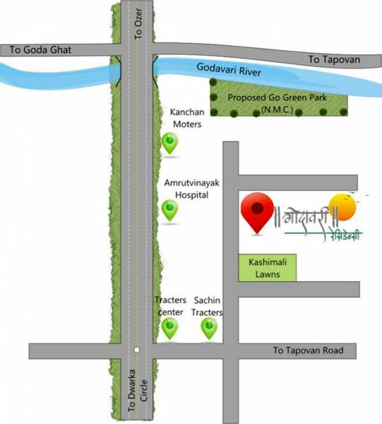  godavari-residency Location Plan