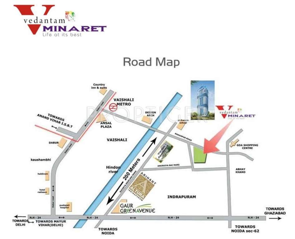  minaret Images for Location Plan of Vedantam Minaret