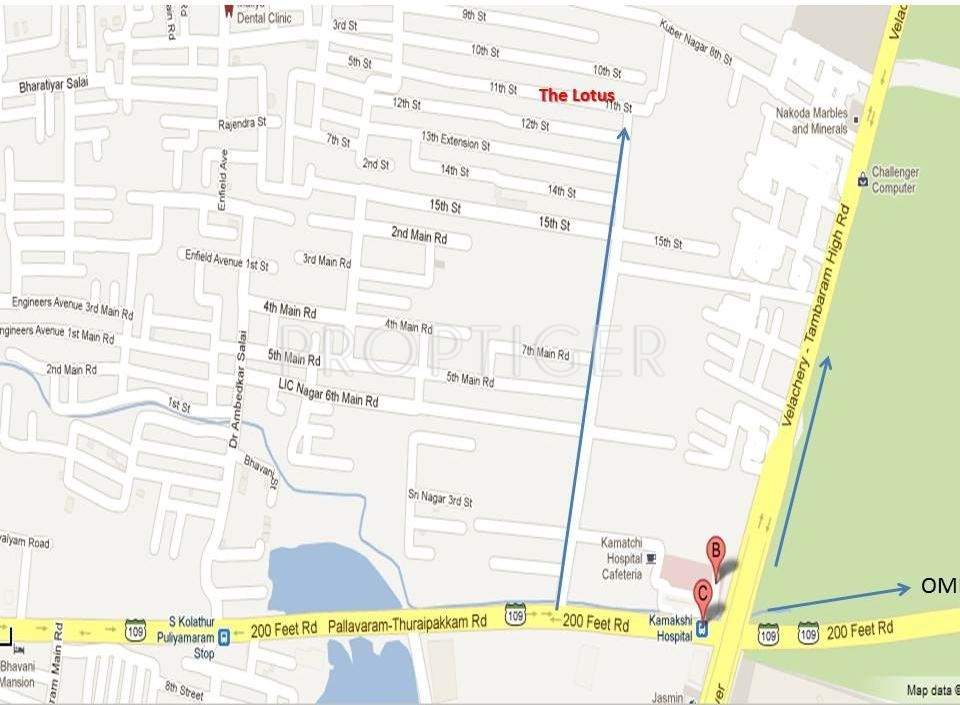 Images for Location Plan of Nithila The Lotus Flats