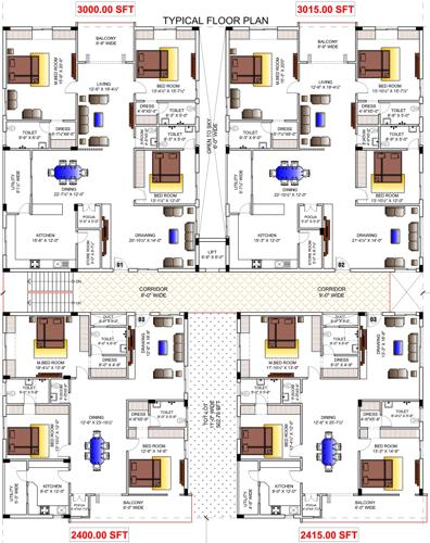 Images for Cluster Plan of Sravanthi Blue Bell blue-bell Images for Cluster Plan of Sravanthi Blue Bell