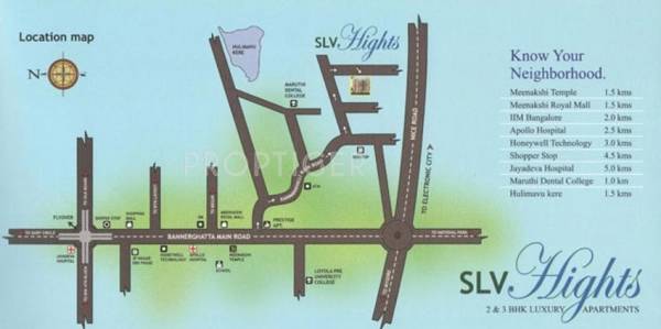 Dreamciti Realty SLV Heights Location Plan