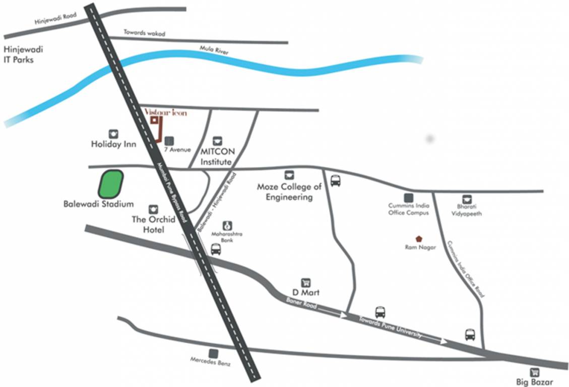 Images for Location Plan of Vistaar Icon