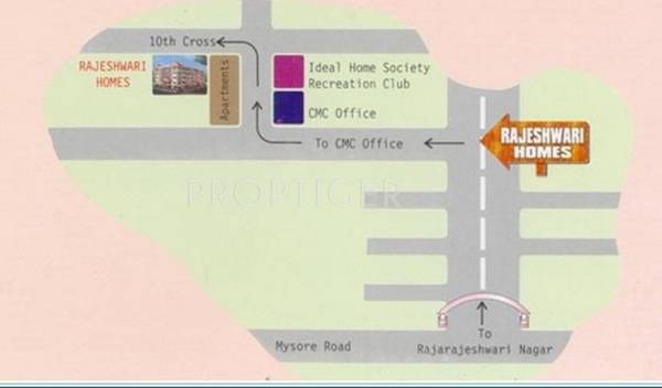 Mehta Engineers Rajeshwari Homes Location Plan