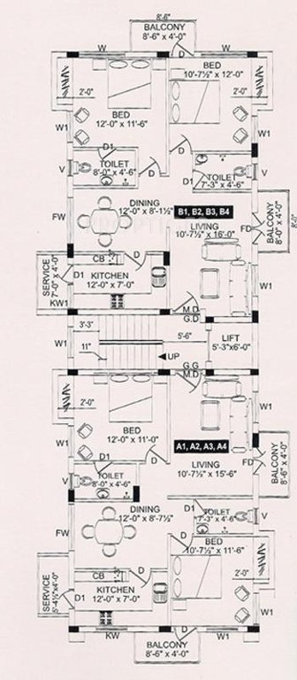 Images for Cluster Plan of BSR Sambhavi Enclave