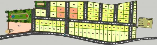 Dreamciti Realty Navakiran Enclave Layout Plan