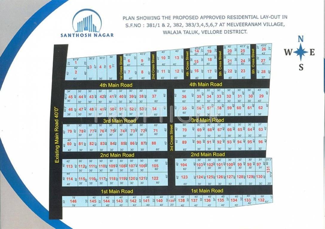 Images for Layout Plan of Sri Santhosh Nagar