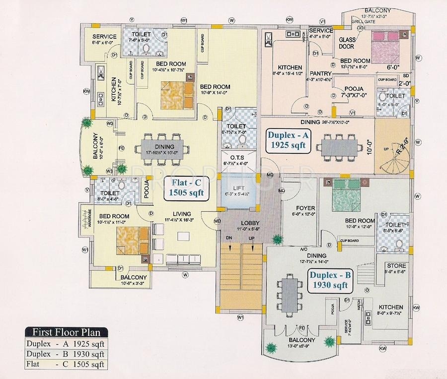 Images for Cluster Plan of BSR Sri Bala Enclave